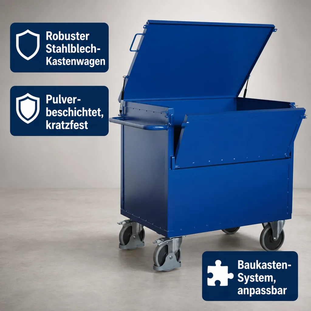 Kastenwagen, Werkstattwagen, , 500kg, Typ M, EasySTOP, Stahlblech