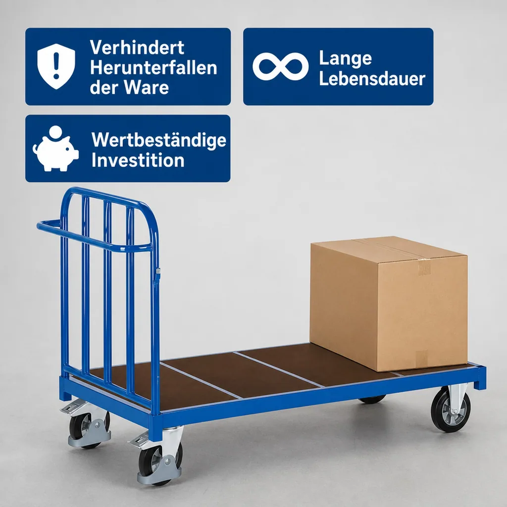 Stirnwandwagen 1200 kg, Strebenwagen, Transportwagen