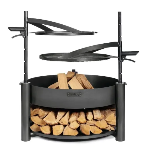 Grillplatte 50 cm, Feuerschale, Naturstahl