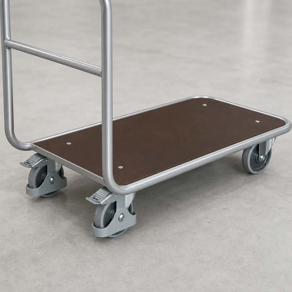 Magazinwagen Aluminium wasserfest + EasySTOP