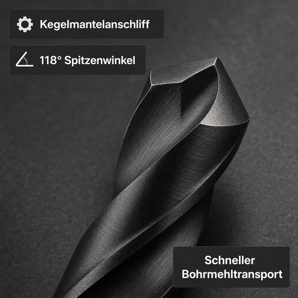 HSS-R Spiralbohrer DIN 338 Ø 19,5mm reduzierter Schaft Ø 13,0mm