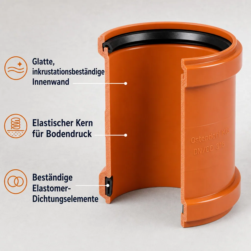KGMM Doppelmuffe DN/OD 315