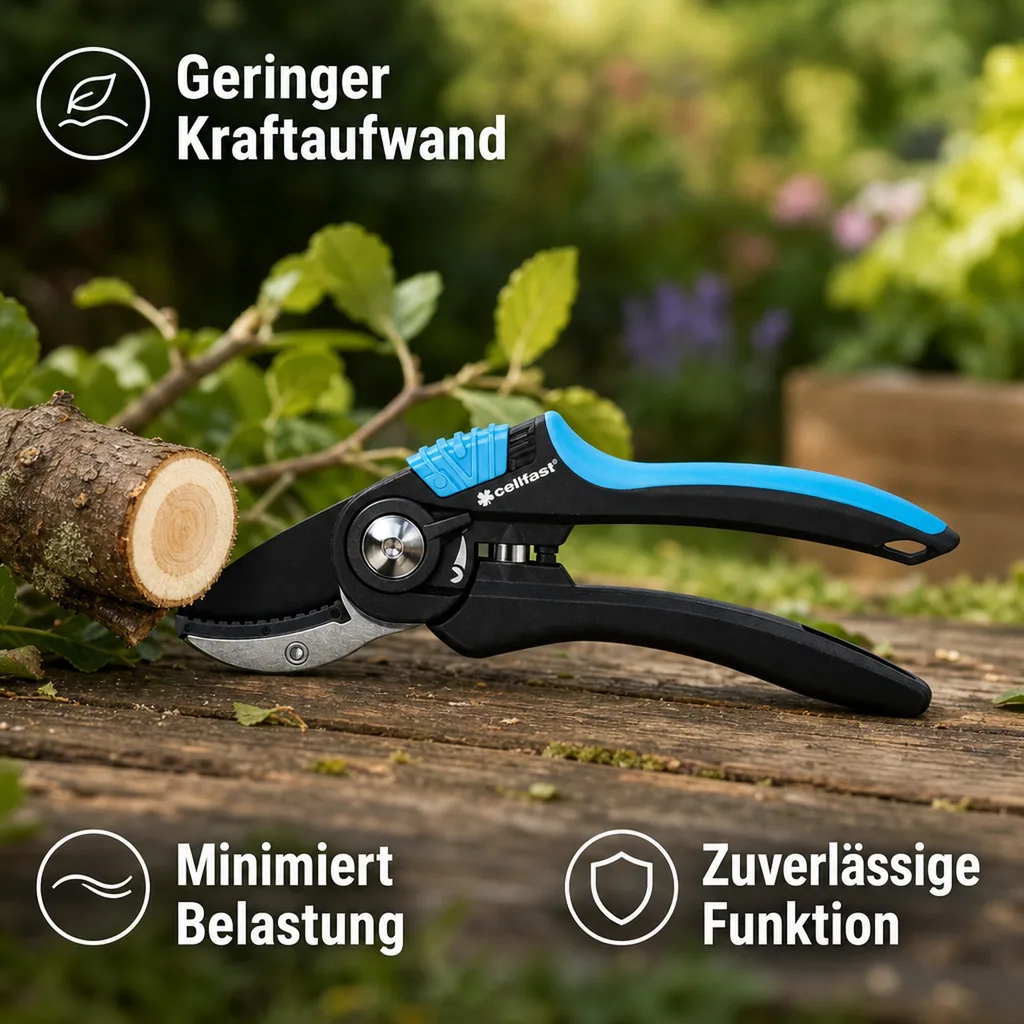 Gartenschere, Amboss Gartenschere, Astschere, Einhand-Gartenschere