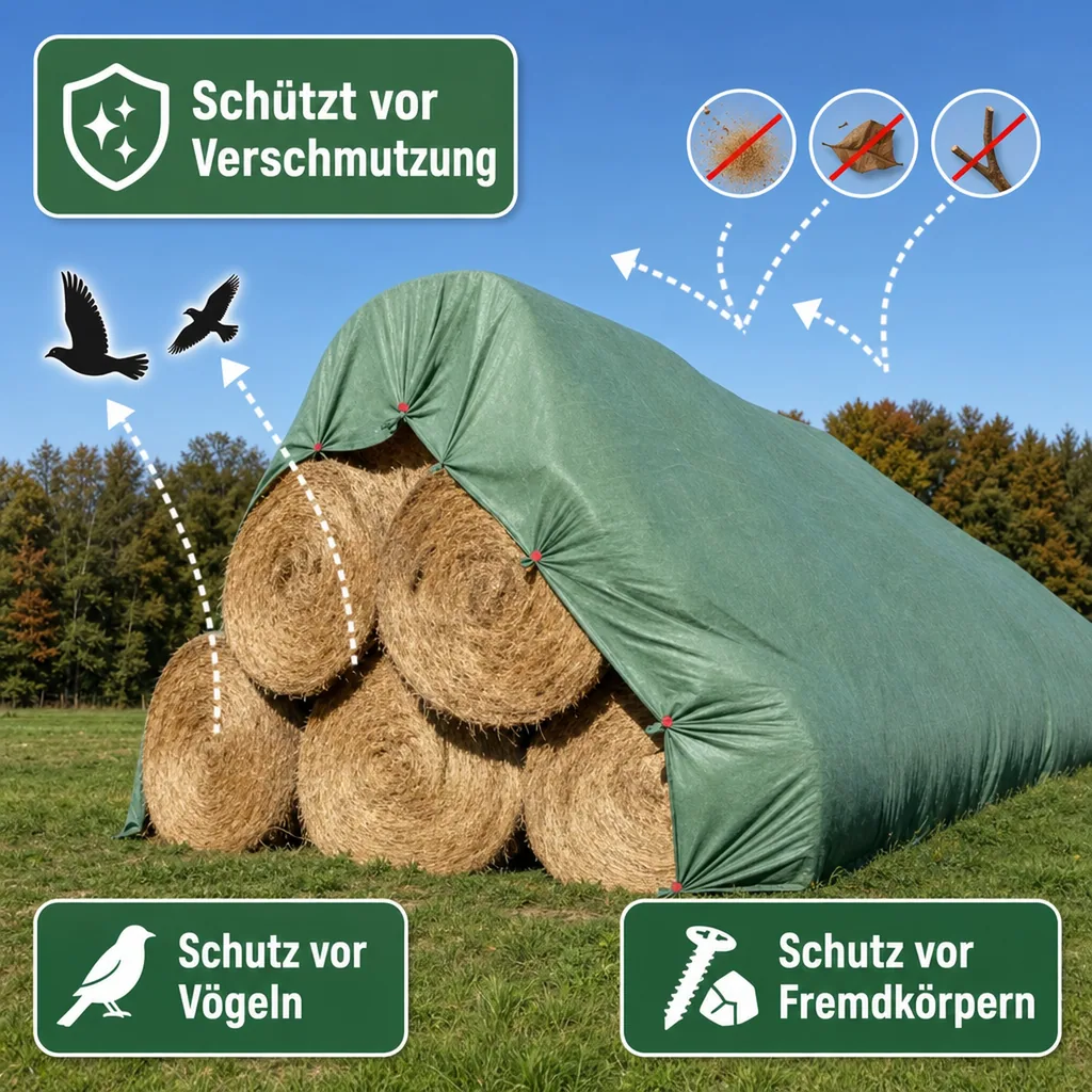 Strohvlies Schutzvliese 140g/m² 12m x 25m (300m²)