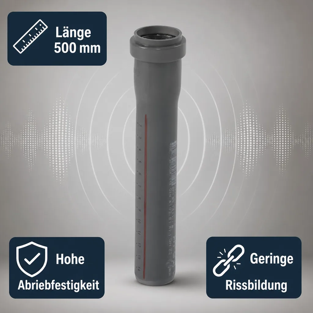 HT Rohr 160, HT Abwasserrohr DN 160, HTSafeEM Rohr