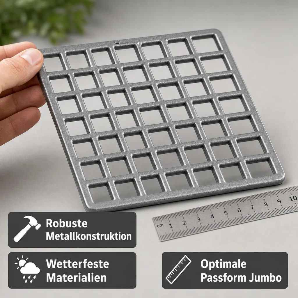 Schachtabdeckung Garten, Ventilschacht Gitter Jumbo, Gitterabdeckung
