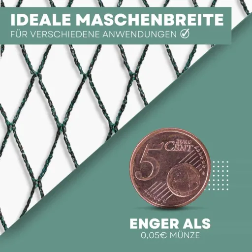 Teichschutznetz 4x25m, 100m², engmaschiges Netz