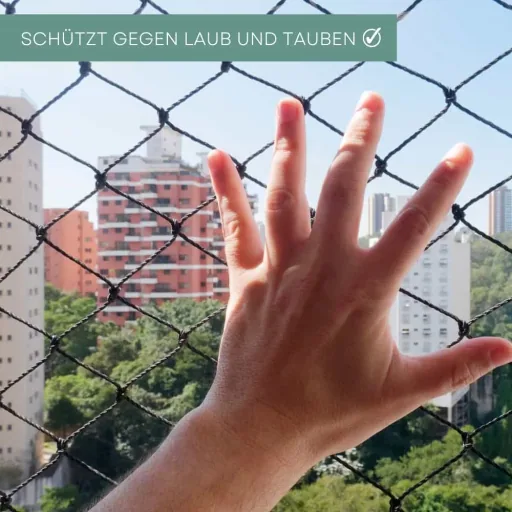 Teichschutznetz 4x25m, 100m², engmaschiges Netz