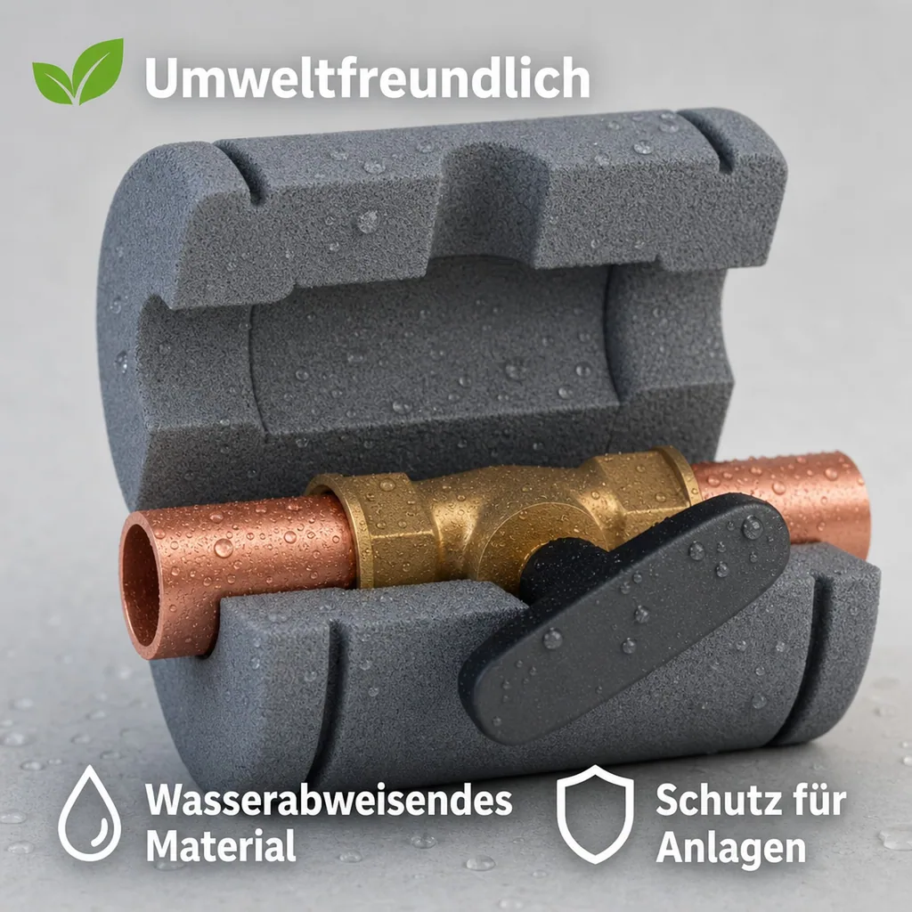 Kugelhahn Isolierung DN 40, Ventilisolierung, Armaturendämmung