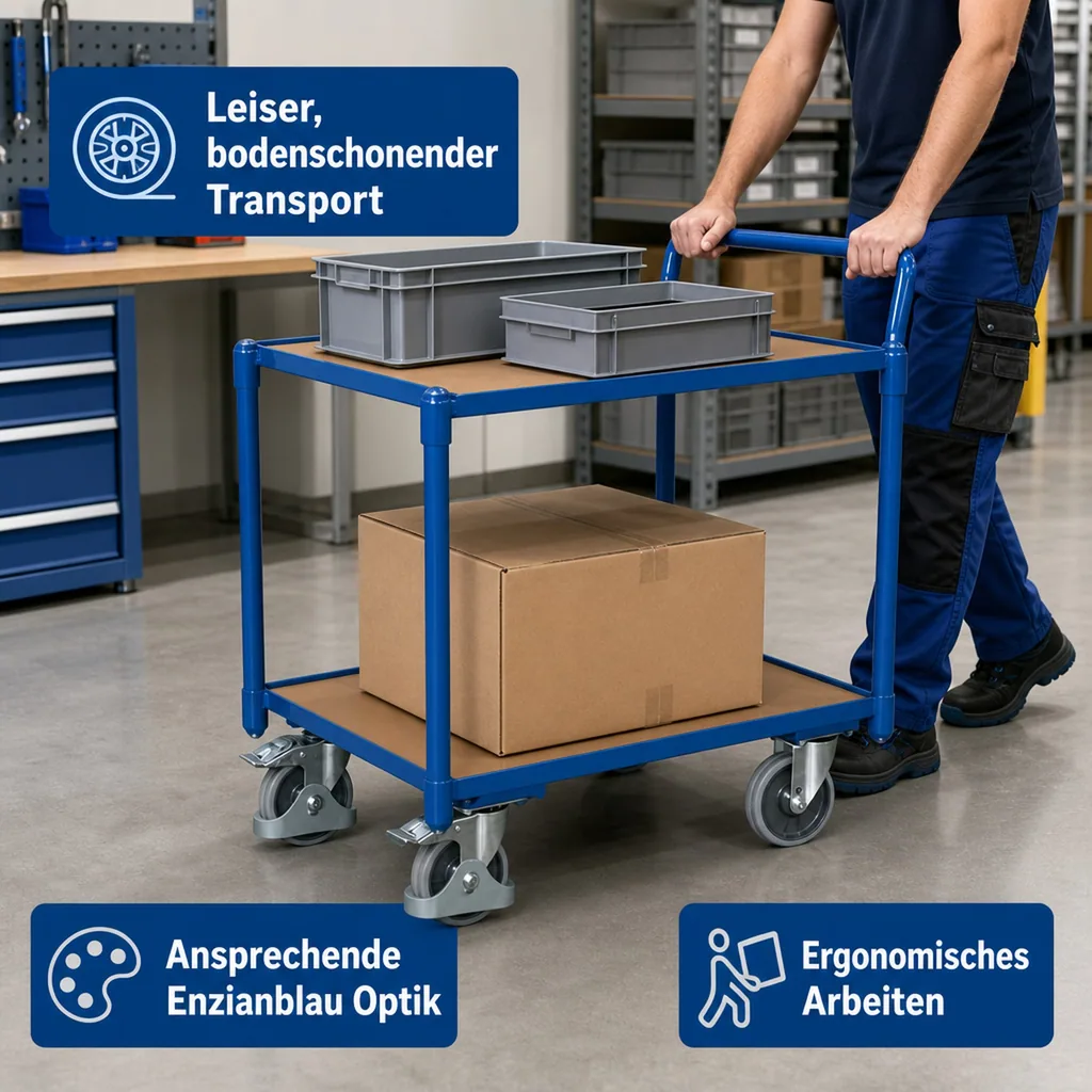 Euro Rollwagen, Systemroller, 250kg Traglast, für Euroboxen