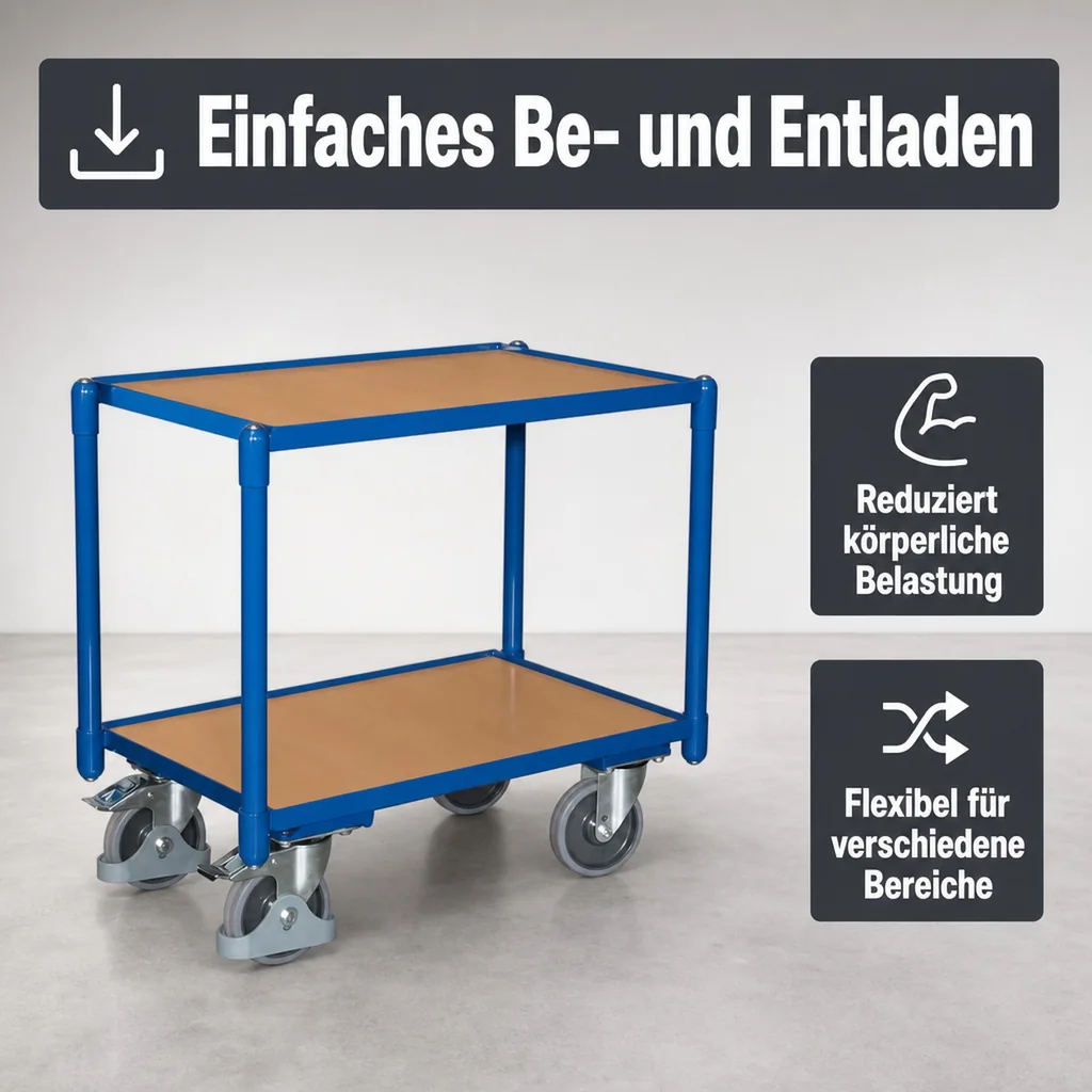 Euro Rollwagen, Systemroller, 250kg Traglast, für Euroboxen