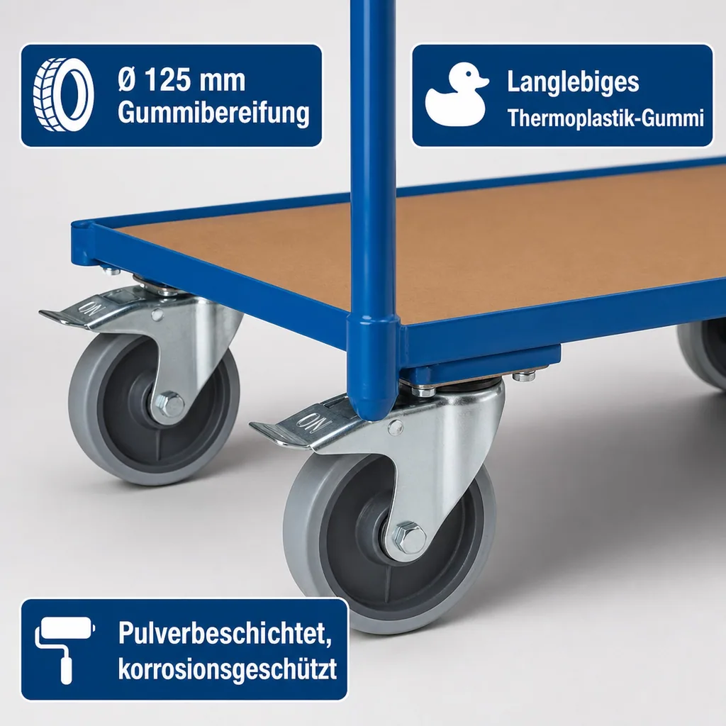 Euro Rollwagen, Systemroller, 250kg Traglast, für Euroboxen