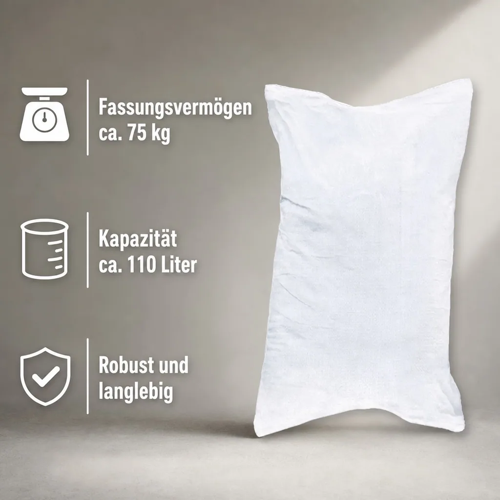 Gewebesack 65x115cm, PP Sack, Schüttgutsack, reißfest