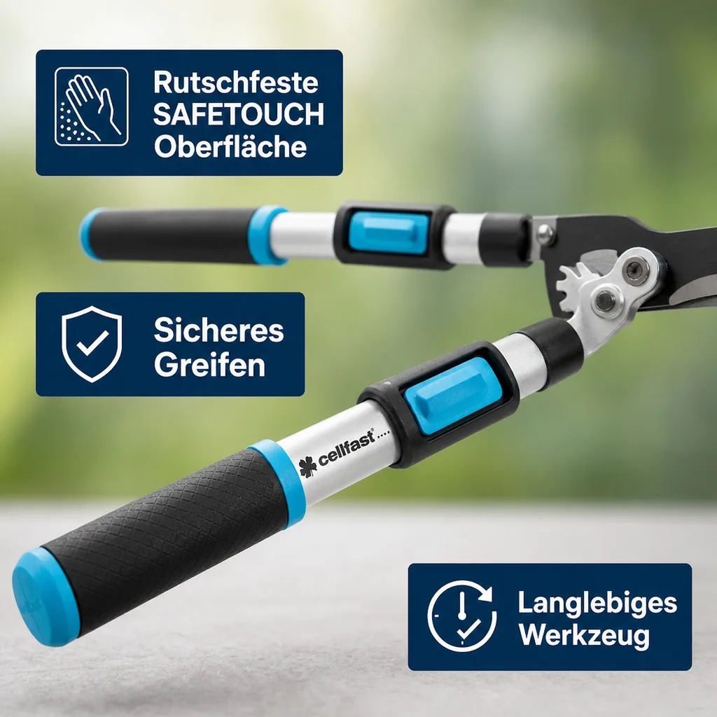 Teleskop Heckenschere IDEAL