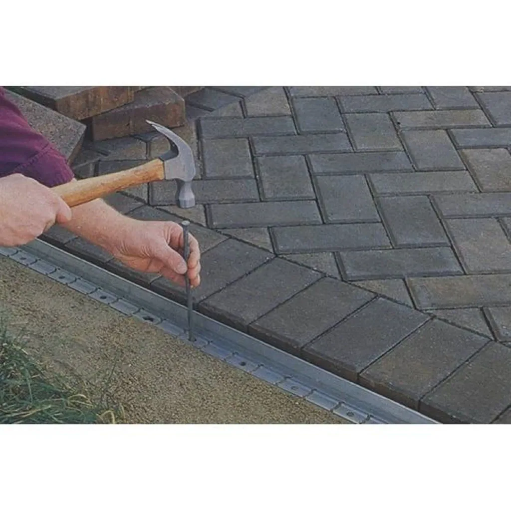 Ultra Starke Alu Rasenkanten 64mm x 100cm | Beeteinfassung | Beetumrandung | Beetbegrenzungen