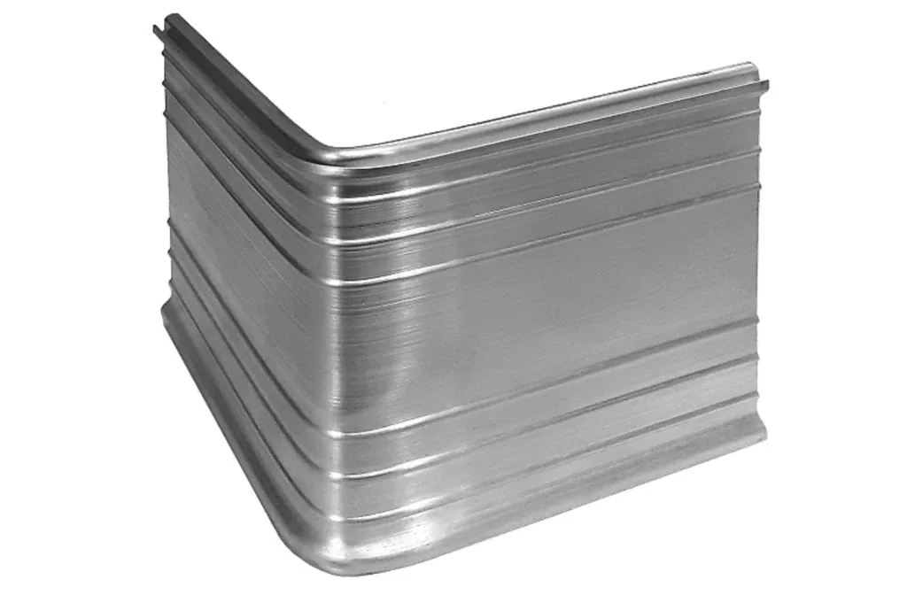 Eckwinkel 90grad für Ultra Starke Alu Rasenkante 24cm | Beeteinfassung | Beetumrandung | Beetbegrenzungen