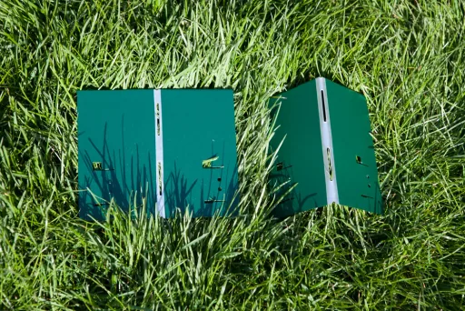 Alu/Zink Ecke für Rasenkanten Metall 13.5cm  | Rasenkanten | Beeteinfassung | Beetumrandung | Beetbegrenzungen, Color-GS: grau