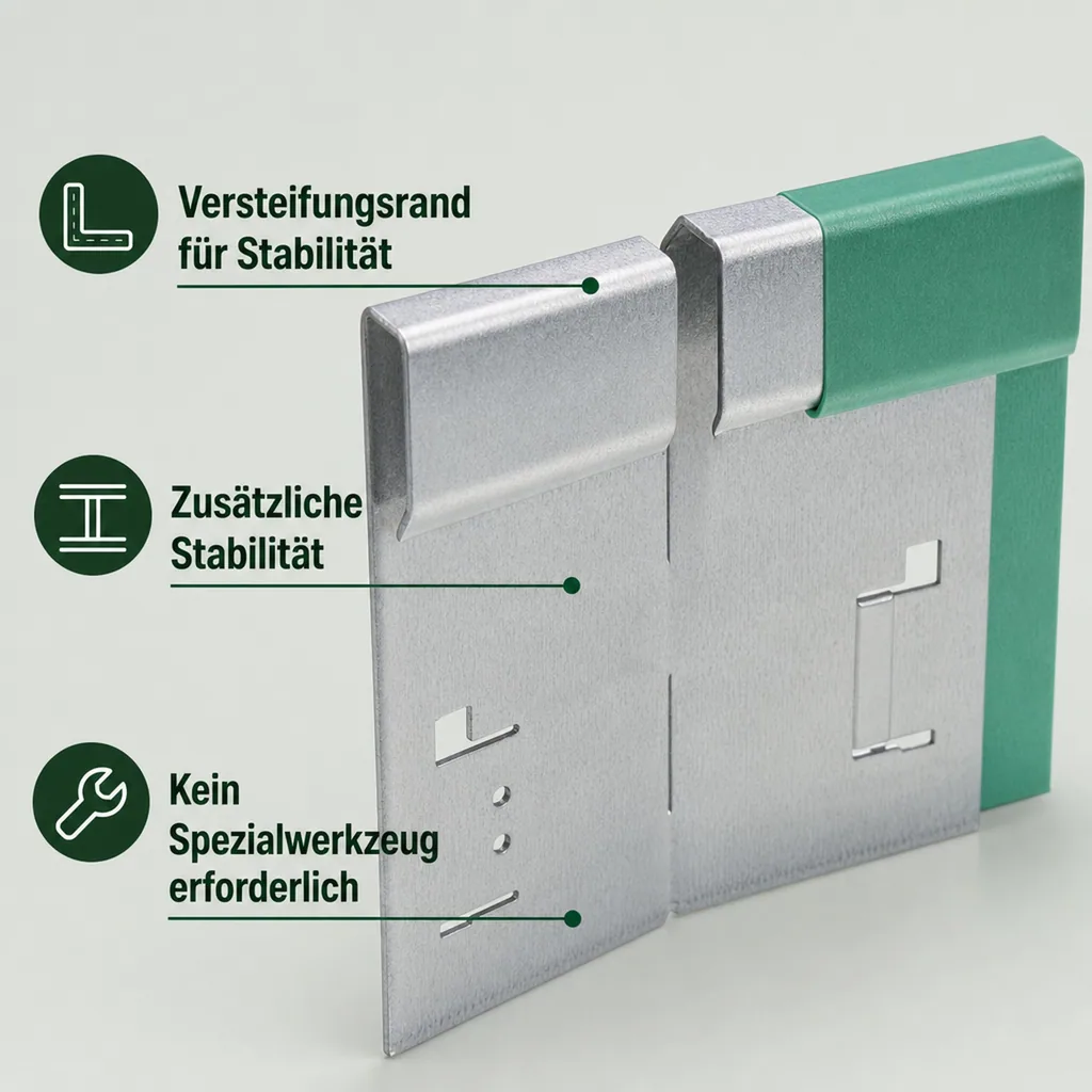 Ecke für Rasenkante Exklusiv Teil 1 8x8x14,8 cm | Rasenkanten | Beeteinfassung | Beetumrandung | Beetbegrenzungen