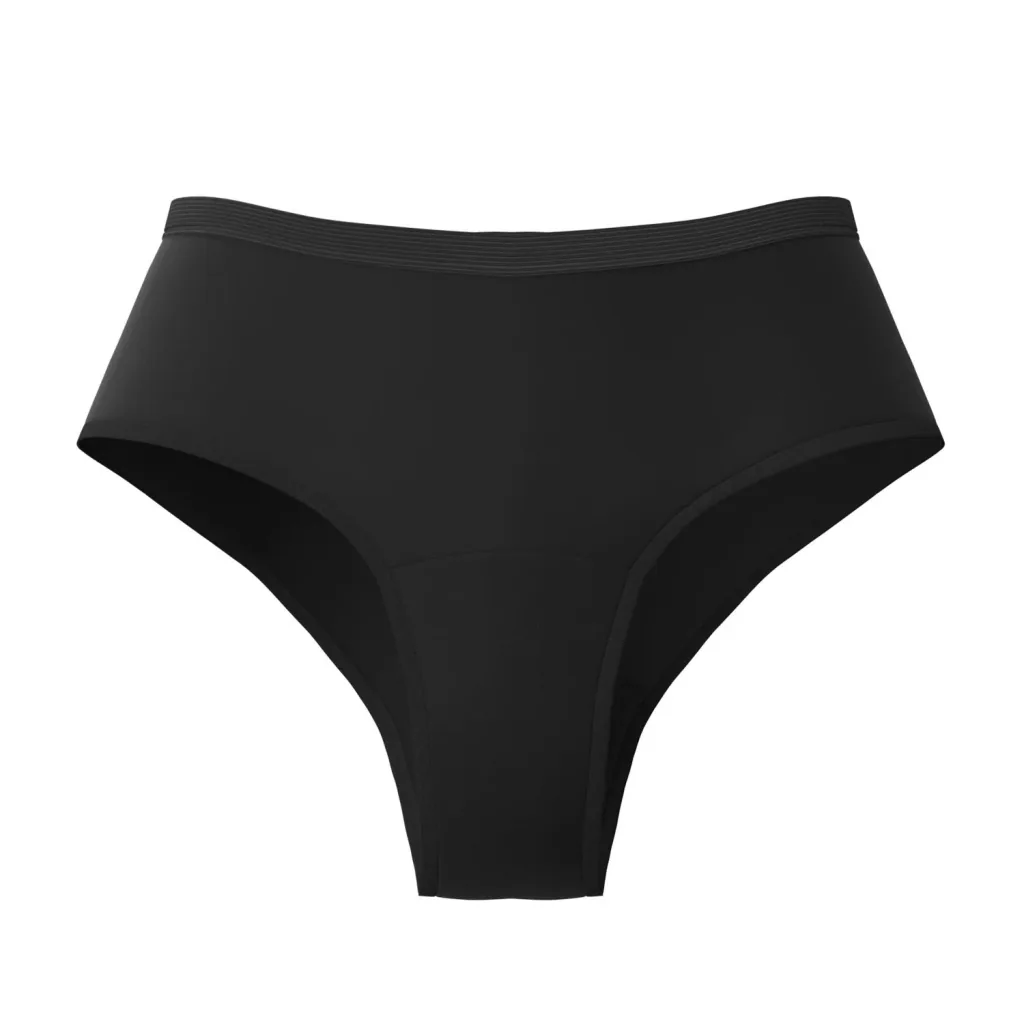 Weekiss Boyshort  Periodenunterwäsche,  Menstruationsunterwäsche, Periodenslip, Größe: XXL (44); Mengen-Rabatte: ohne; Farbe Weekiss: Schwarz