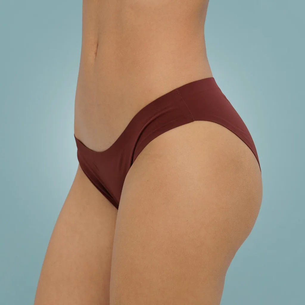 Weekiss Seamless Periodenunterwäsche, Menstruationsunterwäsche, Periodenslip, Größe: XXL (44); Mengen-Rabatte: ohne; Farbe Weekiss: Rot