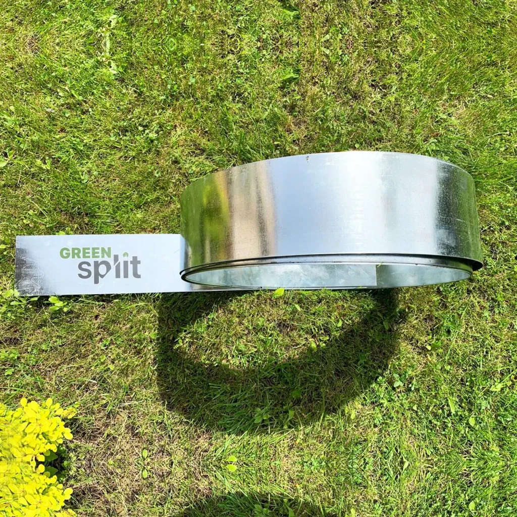 Rasenkantenband Metall Alu/Zink 25cm x 10Meter | Rasenkanten | Beeteinfassung | Beetumrandung | Beetbegrenzungen