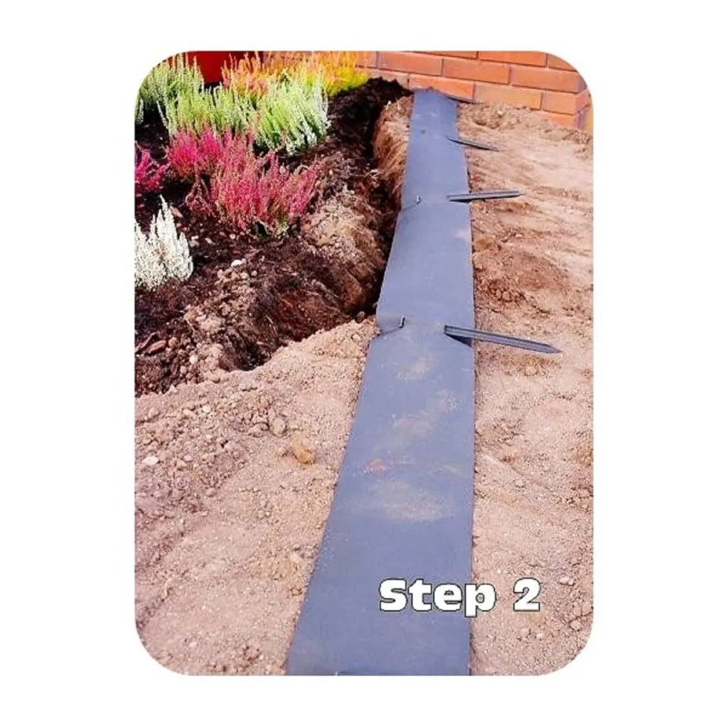 Rasenkantenband aus Kunststoff 15cm x 6m | Rasenkanten | Beeteinfassung | Beetumrandung | Beetbegrenzungen