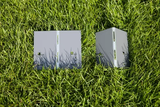 Alu/Zink Ecke für Rasenkante 18.5cm | Rasenkanten | Beeteinfassung | Beetumrandung | Beetbegrenzungen, Color-GS: ohne Farbe