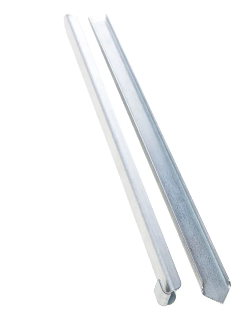 Erdanker für schmale Rasenkanten und Rasenkantenband 40 x 2,6 x 0,2 cm | Bodenanker | Erdnägel
