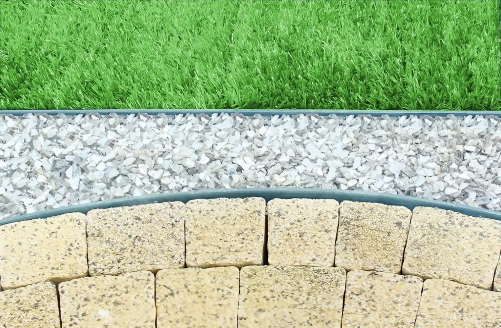 Palisaden Kunststoff  6cm x 1m | Rasenkanten | Beeteinfassung | Beetumrandung | Beetbegrenzungen