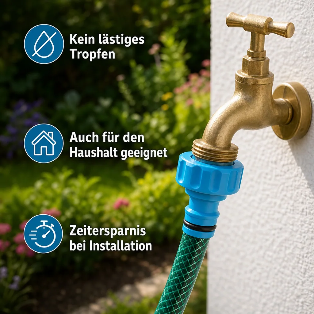 Wasserhahn Anschluss 3/4 Zoll Innengewinde, Hahnanschluss
