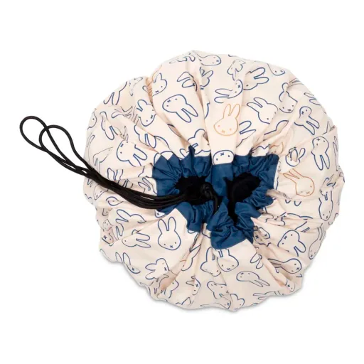 Play&Go Spielzeugsack, Spielzeugkorb, Spielzeug aufbewahrungstasche, Farbe: Miffy Standard