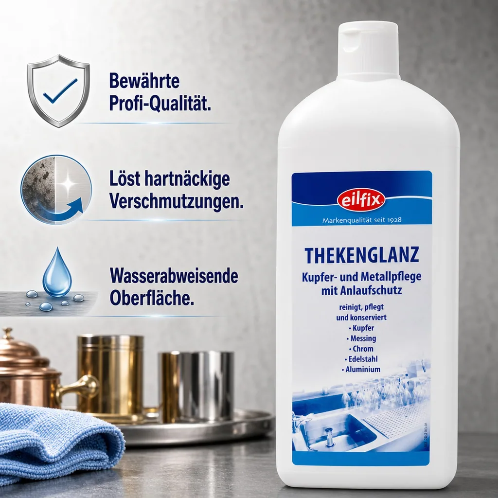 Thekenglanz Kupferpflege - 1L, Flasche