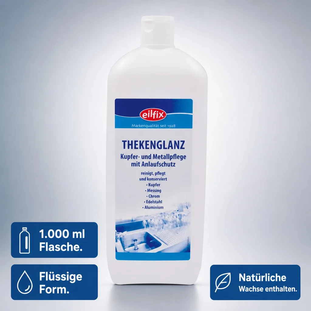 Thekenglanz Kupferpflege - 1L, Flasche