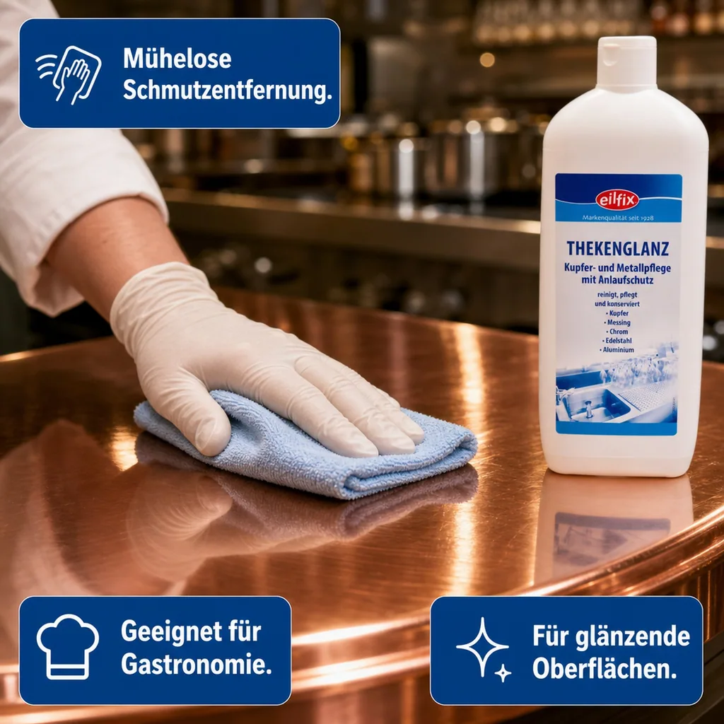 Thekenglanz Kupferpflege - 1L, Flasche