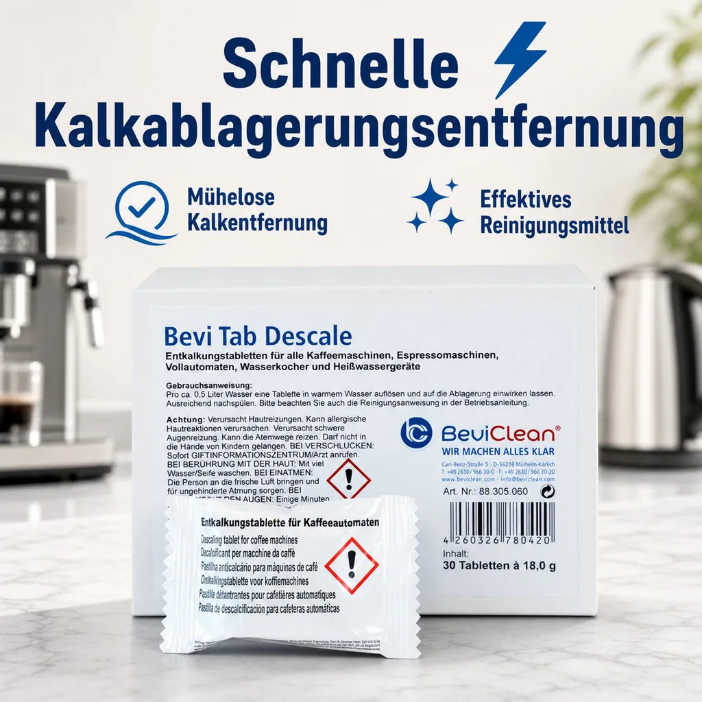 Reinigungsmittel, Entkalker, Entkalkungstabletten - Bevi TAB Descale