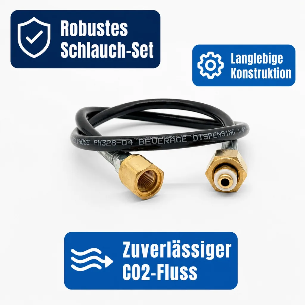 CO2 Sodastream adapter schlauch set