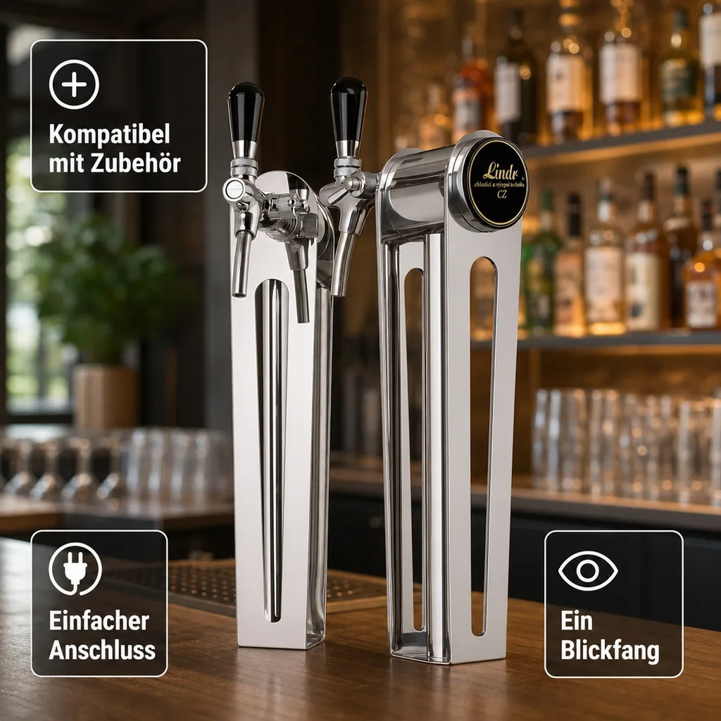 Schanksäule, Bierzapfsäule Modell Naked One, 1-leitig