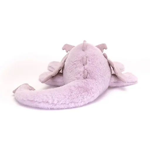 Jellycat Kuscheltier, Plüschtier, Stofftier - Lavender Dragon, Größe: Mittel - H12 X B50 CM