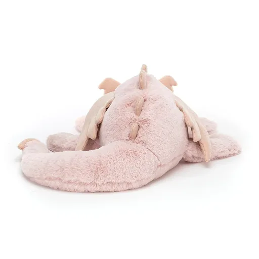 Jellycat Kuscheltier, Plüschtier, Stofftier - Rose Dragon, Größe: Riesig - H19 X B66 CM