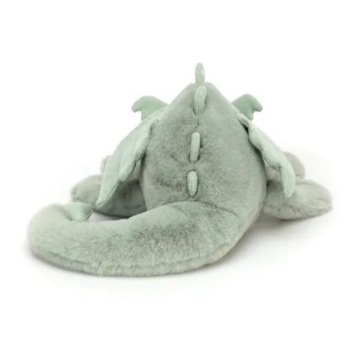 Jellycat Kuscheltier, Plüschtier, Stofftier - Sage Dragon, Größe: Mittel - H12 X B50 CM
