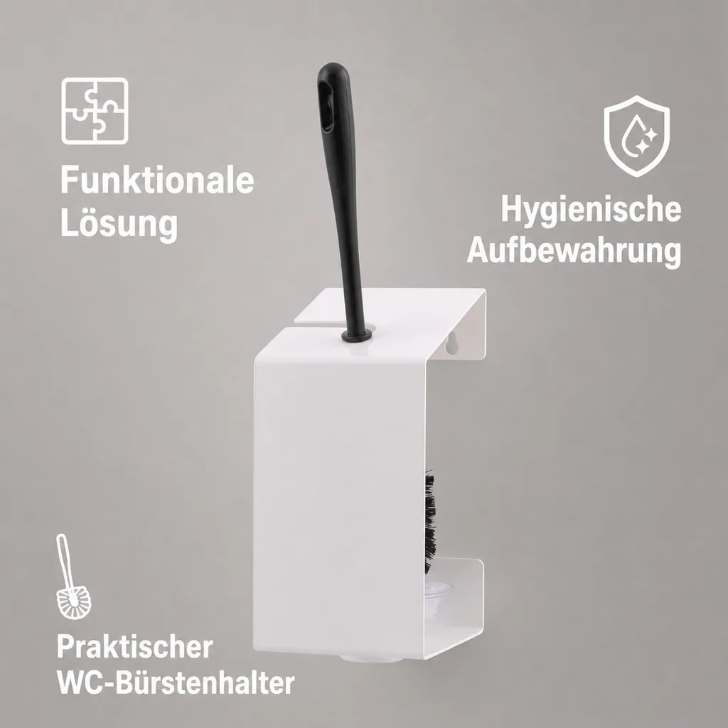 Toilettenbürstenhalter - AC-06-CA, Farbe: weiss