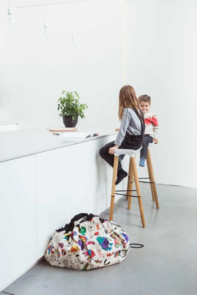 Play&Go Spielzeugsack, Spielzeugkorb, Spielzeug aufbewahrungstasche, Farbe: OMY PARIS