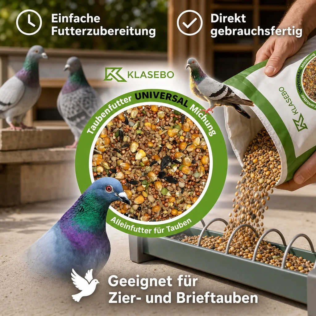 Taubenfutter 25 kg, Universal-Vogelfutter, Taubenmix