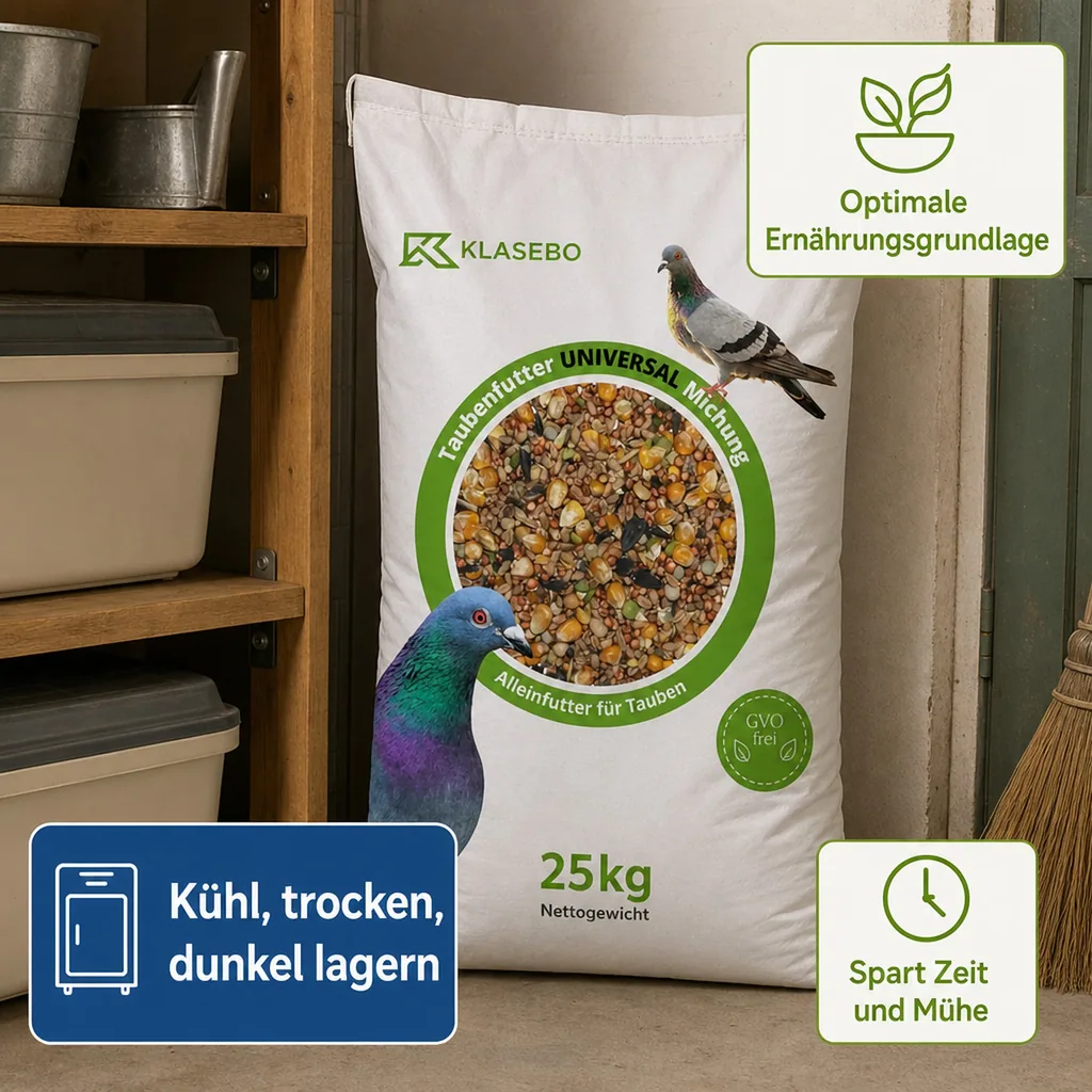 Taubenfutter 25 kg, Universal-Vogelfutter, Taubenmix