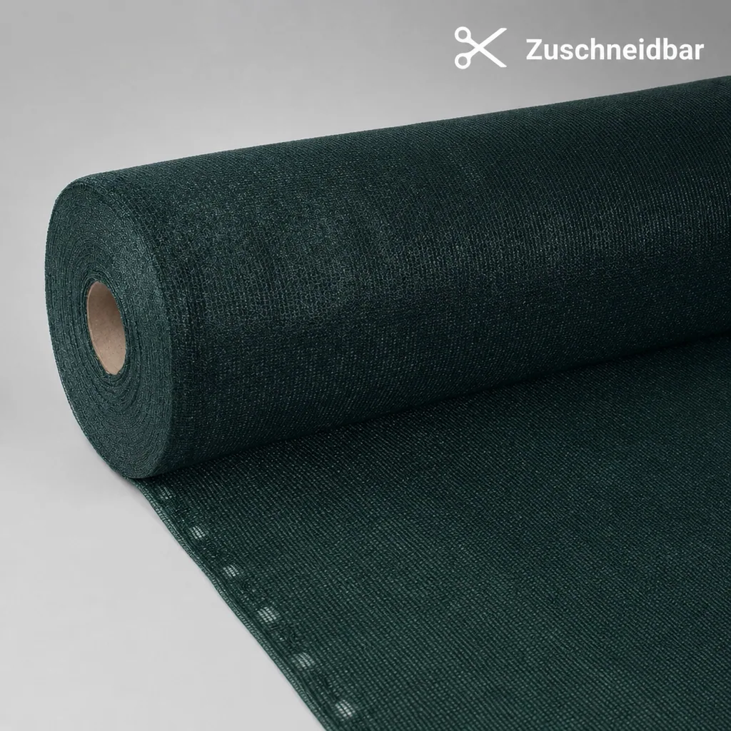 Sichtschutznetz, Windschutz, 2x22m, Grün