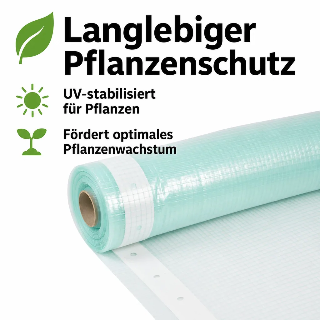 Gitterfolie 2m x 40m, mit Nagelrand, UV-stabil