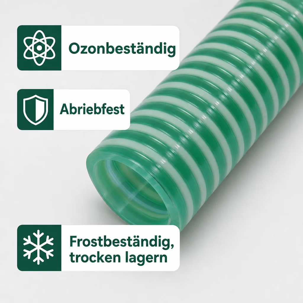 Druckschlauch 25mm, Saug- und Druckschlauch, 15 Meter