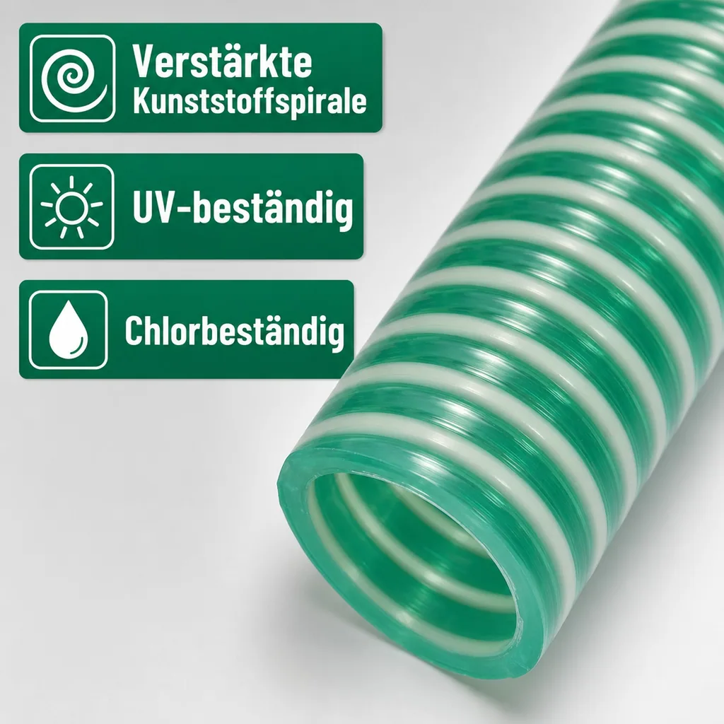Druckschlauch 25mm, Saug- und Druckschlauch, 15 Meter