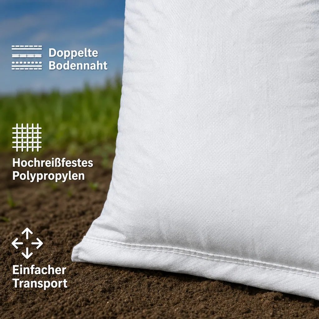 PP Gewebesack Sandsack 40cm x 60cm m. Bindeband