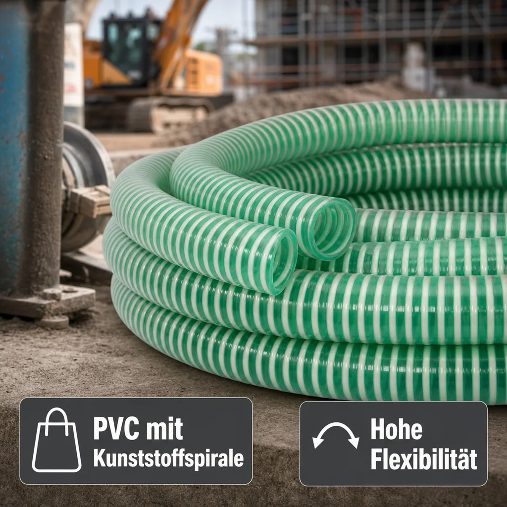 Saug Druckschlauch 25mm, 20m, Poolschlauch, Teich, Landwirtschaft